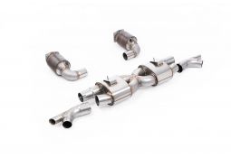 Ligne d'échappement inox avec catalyseurs sport MILLTEK pour PORSCHE 991.2 Turbo S (2016-2019)