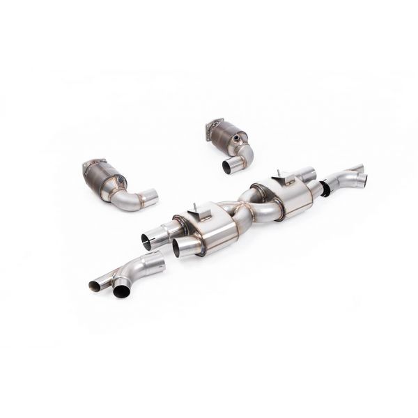 Ligne d'échappement inox avec catalyseurs sport MILLTEK pour PORSCHE 991.2 Turbo S (2016-2019) Ligne d'échappement inox avec catalyseurs sport MILLTEK pour PORSCHE 991.2 Turbo S (2016-2019)