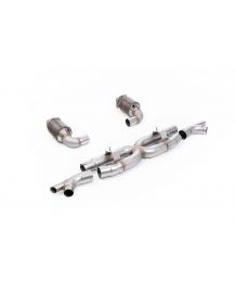 Ligne d'échappement inox avec catalyseurs sport MILLTEK pour PORSCHE 991.2 Turbo S (2016-2019)(Race)