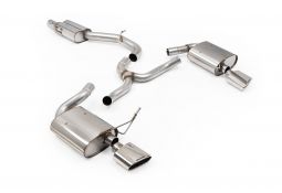 Ligne d'échappement inox FAP-Back MILLTEK pour SEAT Leon CUPRA ST MK4 Break 310Ch/333Ch (2020-2024)(Homologuée)