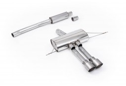 Ligne d'échappement inox Fap-Back MILLTEK pour MINI Cooper S F66 204Ch 2.0T B48 (2024+)(ECE)