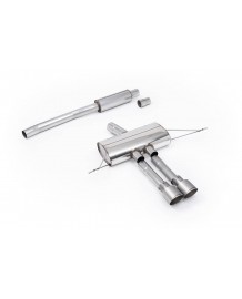 Ligne d'échappement inox Fap-Back MILLTEK pour MINI Cooper S F66 204Ch 2.0T B48 (2024+)(ECE)