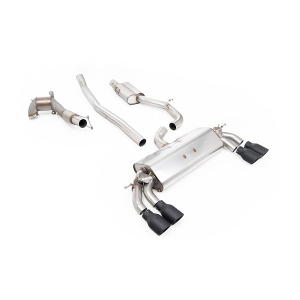 Ligne d'échappement complète inox MILLTEK pour AUDI S3 8V/8V2 3 portes (2013-2018) Ligne d'échappement complète inox MILLTEK pour AUDI S3 8V/8V2 3 portes (2013-2018)