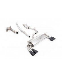 Ligne d'échappement complète inox MILLTEK pour AUDI S3 8V/8V2 3 portes (2013-2018)