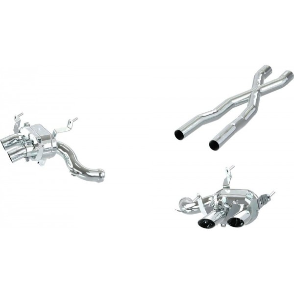Ligne d'échappement inox à valves CAPRISTO pour FERRARI PUROSANGUE Ligne d'échappement inox à valves CAPRISTO pour FERRARI PUROSANGUE