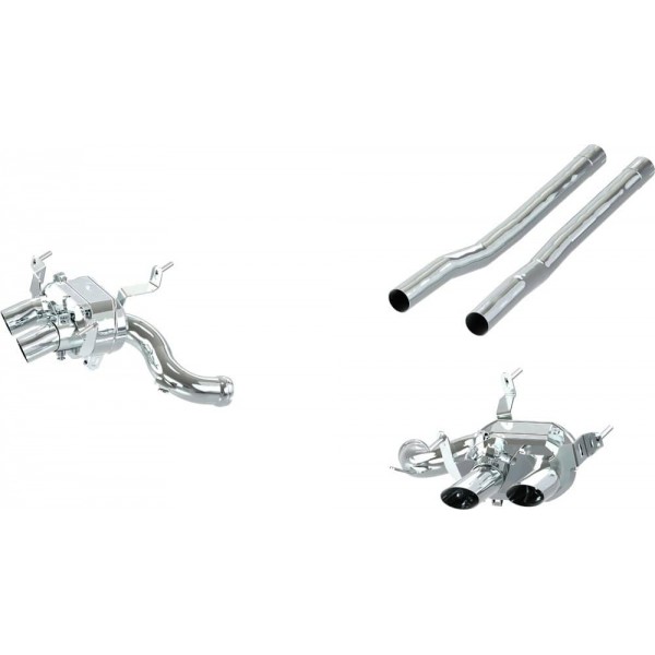 Ligne d'échappement inox à valves CAPRISTO pour FERRARI PUROSANGUE (Version Straight-Pipe) Ligne d'échappement inox à valves CAPRISTO pour FERRARI PUROSANGUE (Version Straight-Pipe)