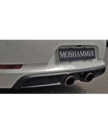 Diffuseur arrière MOSHAMMER pour PORSCHE 991.2 Carrera S / 4S / GTS avec PSE (2016+)