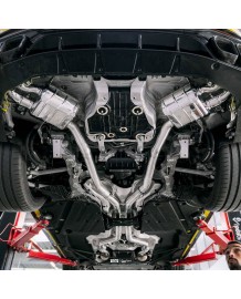 Echappement inox CAPRISTO pour Mercedes SL63 AMG R232 (2021+)-Ligne Fap-Back à valves Race