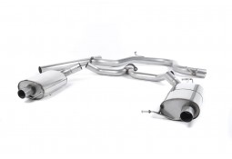 Ligne d'échappement inox Cat/Fap-Back MILLTEK pour SKODA Octavia vRS 245Ch (2018-2020)(Race)