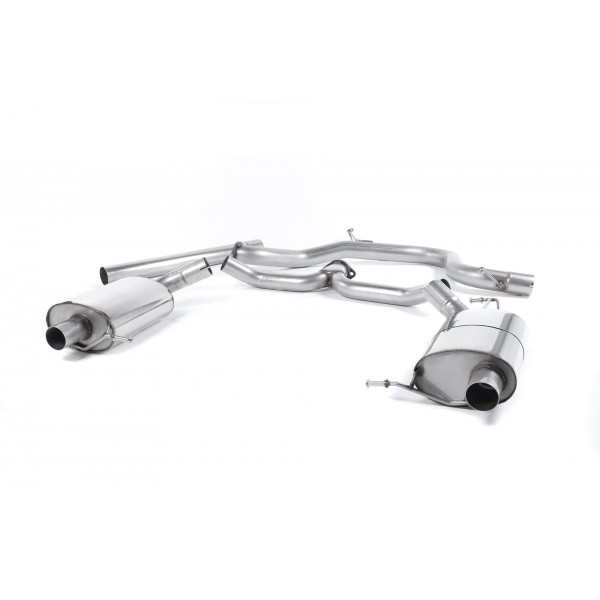 Ligne d'échappement inox Cat/Fap-Back MILLTEK pour SKODA Octavia vRS 245Ch (2018-2020)(Race)
