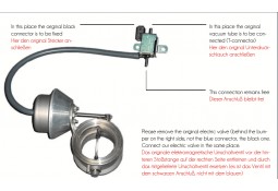 Kit valve d'échappement + télécommande CAPRISTO pour Ferrari F355