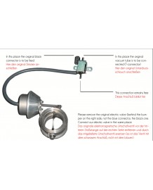Kit valve d'échappement + télécommande CAPRISTO pour Ferrari F355