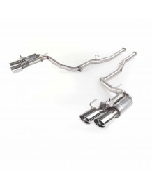 Echappement inox QUICKSILVER pour MASERATI Ghibli V6 S / Q4 Essence (2014+) -Silencieux à valves
