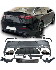 Diffuseur look GLC63 S AMG pour Mercedes GLC Coupé C254 Pack AMG (2022+)