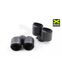 Silencieux d'échappement inox à valves EVOX pour Porsche 997.2