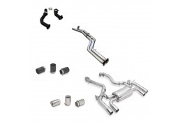 Ligne d'échappement complète Inox TUBI STYLE pour BMW M2 Competition F87N (2018-2021)