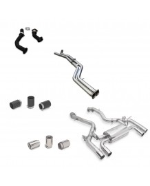 Ligne d'échappement complète Inox TUBI STYLE pour BMW M2 Competition F87N (2018-2021)