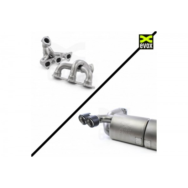 Ligne d'échappement inox EVOX SuperSport pour PORSCHE 997.1 Turbo