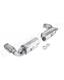 Echappement CARGRAPHIC pour Porsche 997.1 Turbo -Silencieux + Catalyseurs Sport