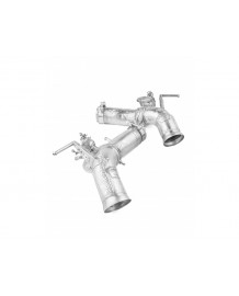 Echappement inconel TUBI STYLE pour FERRARI 296 GTB GTS- Silencieux à valves RACE