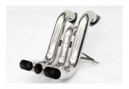 Echappement inox TUBI STYLE pour Ferrari F40 LM Competizione (1987-1992)- Silencieux look OEM