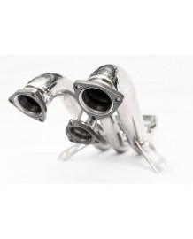 Echappement inox TUBI STYLE pour Ferrari F40 LM Competizione (1987-1992)- Silencieux look OEM