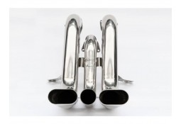 Echappement inox TUBI STYLE pour Ferrari F40 LM Competizione (1987-1992)- Silencieux look OEM