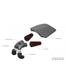 Admission Carbone EVENTURI pour PORSCHE Cayenne Turbo S GT GTS 9YB E3.2 Facelift (2024+)