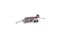 Echappement inox RC RACING pour SMART BRABUS FORTWO 1.0 98/102Ch C/A451(2007-2014) -Silencieux