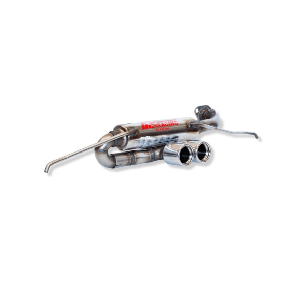 Echappement inox RC RACING pour SMART BRABUS FORTWO 1.0 98/102Ch C/A451(2007-2014) -Silencieux