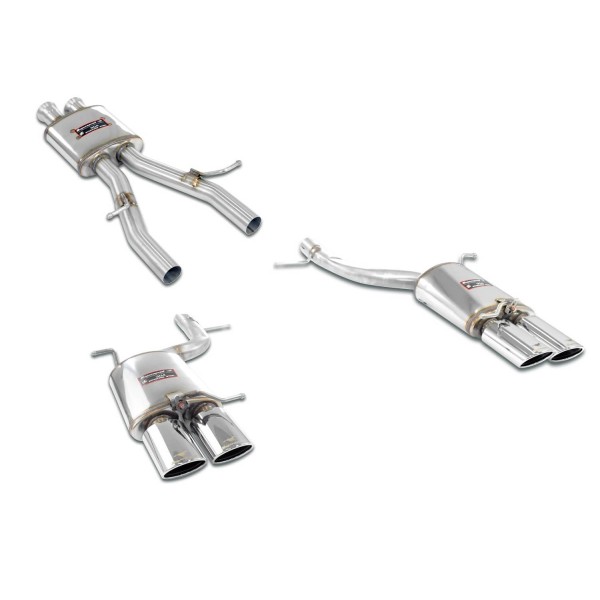 Echappement inox SUPERSPRINT Mercedes SLK 350 V6 R172 (2011-2016)-Ligne Cat-Back