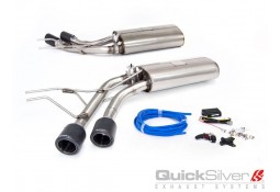 Echappement inox QUICKSILVER pour Mercedes G63 AMG 6x6 W463 (2013-2015) -Silencieux à Valves