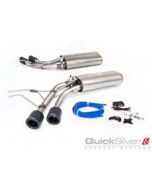 Echappement inox QUICKSILVER pour Mercedes G63 AMG 6x6 W463 (2013-2015) -Silencieux à Valves