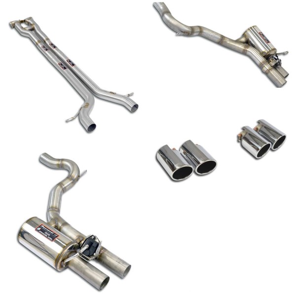 Echappement SUPERSPRINT Porsche Panamera 971 + Sport Turismo S 4S E-Hybrid (2021+)-Ligne Fap-Back à valves