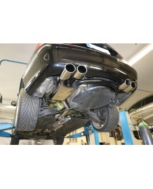 Echappement FOX Mercedes CLK Toutes motorisations (W209) -Silencieux 4 Sorties look AMG