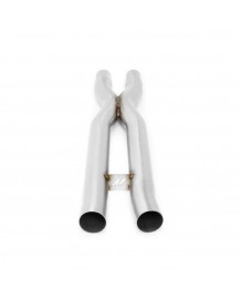 Tube intermédiaire inox X-Pipe MISHIMOTO pour FORD Mustang GT 5.0L MK6 S550 S650 (2015-2023)