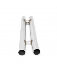 Tube intermédiaire inox H-Pipe MISHIMOTO pour FORD Mustang GT 5.0L MK6 S550 S650 (2015-2023)