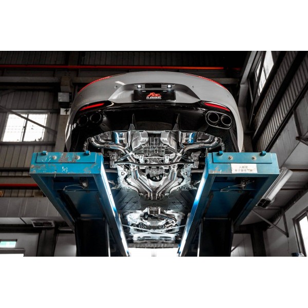 Echappement Fi EXHAUST pour Mercedes SL43 AMG R232 (2022+)-Ligne Cat/Fap-Back à valves