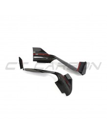 Extensions de Spoiler avant Carbone CT CARBON pour PORSCHE 992.1 Carrera S 4 4S T (2018-2024)