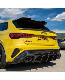 Diffuseur arrière Carbone CT CARBON pour AUDI RS3 8Y Sportback Facelift (2025+)