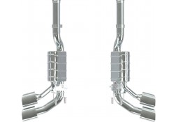 Silencieux d'échappement inox à valves CAPRISTO pour MERCEDES G63 AMG W465 (2024+)(ECE)