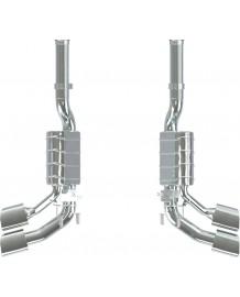 Silencieux d'échappement inox à valves CAPRISTO pour MERCEDES G63 AMG W465 (2024+)(ECE)