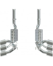 Silencieux d'échappement inox à valves CAPRISTO pour MERCEDES G63 AMG W465 (2024+)(ECE)