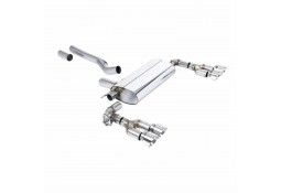 Ligne d'échappement inox FAP-Back à valves MILLTEK pour BMW M135ix F70 (2024+)