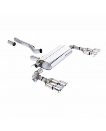 Ligne d'échappement inox FAP-Back à valves MILLTEK pour BMW M135ix F70 (2024+)