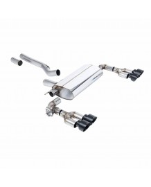 Ligne d'échappement inox FAP-Back à valves MILLTEK pour BMW M135ix F70 (2024+)