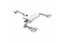 Ligne d'échappement inox FAP-Back à valves MILLTEK pour BMW M135ix F70 (2024+)