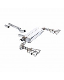 Ligne d'échappement inox FAP-Back à valves MILLTEK pour BMW M135ix F70 (2024+)