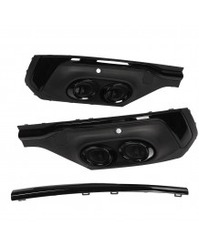 Diffuseur arrière look SQ5 pour AUDI Q5 FY Sportback S-line (2021-2024)