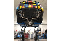 Echappement inox ARMYTRIX pour Mercedes C63 AMG W/C/S204 (2008-2014)-Ligne Complète à valves